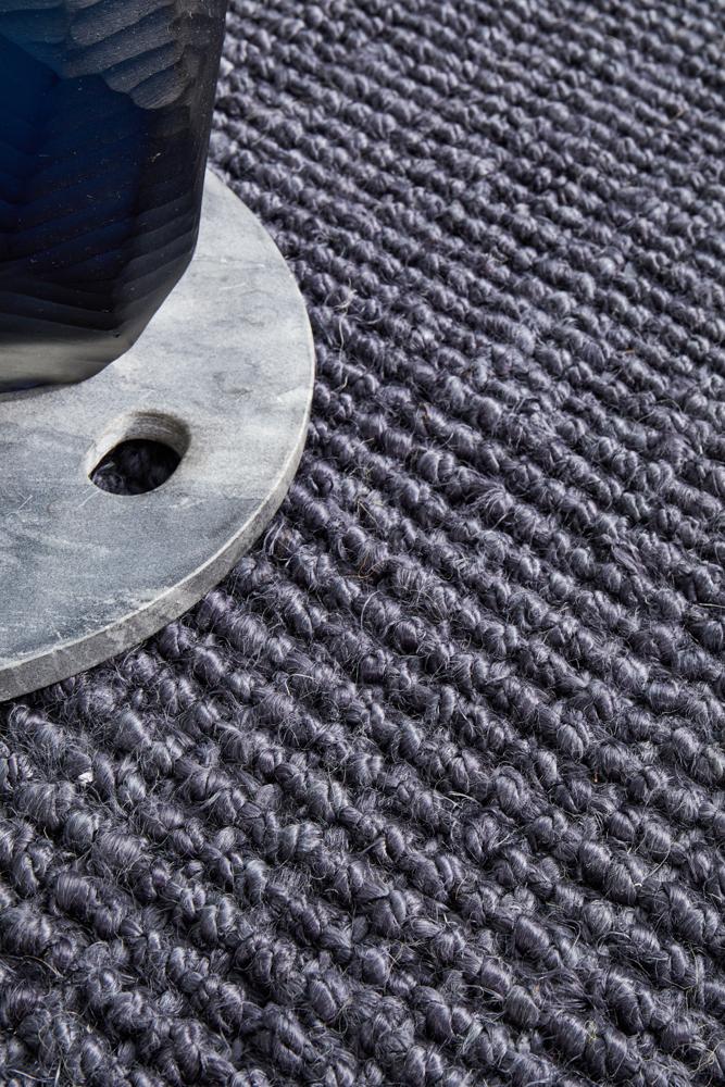 Emma Knotted Jute Navy Runner