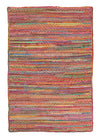 Emma Braided Jute Cotton Colourful Rug
