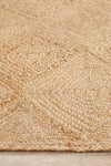 Emma Diamonds Jute Rug