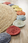 Emma Gummy Balls Colourful Round Rug