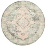 Eleanor Grey Medallion Round Rug