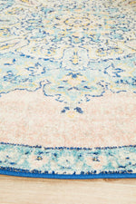 Eleanor Flamingo Pink Medallion Round Rug