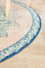 Eleanor Flamingo Pink Medallion Round Rug