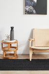 Isabella Black Jute Runner