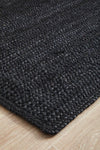 Isabella Black Jute Runner