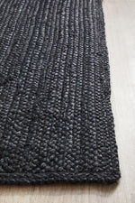 Isabella Black Jute Runner