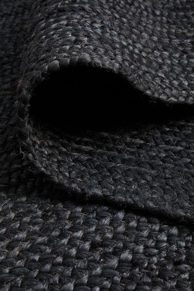 Isabella Black Jute Runner