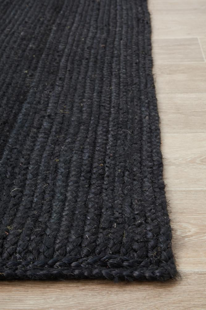 Isabella Black Jute Rug