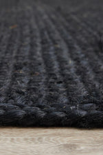 Isabella Black Jute Rug