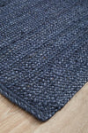 Isabella Navy Jute Runner