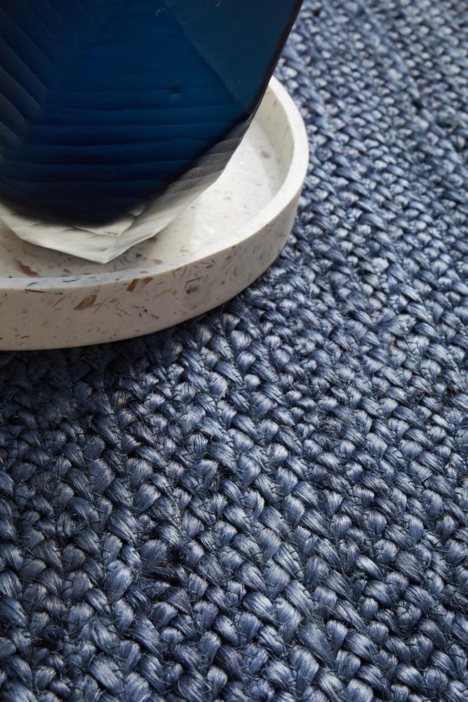 Isabella Navy Jute Runner