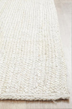 Isabella White Jute Runner