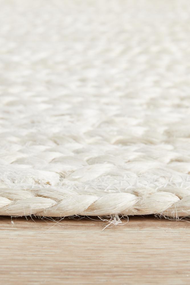 Isabella White Jute Runner
