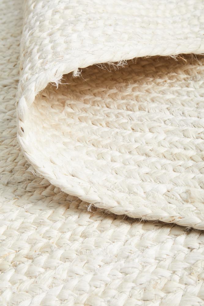 Isabella White Jute Runner