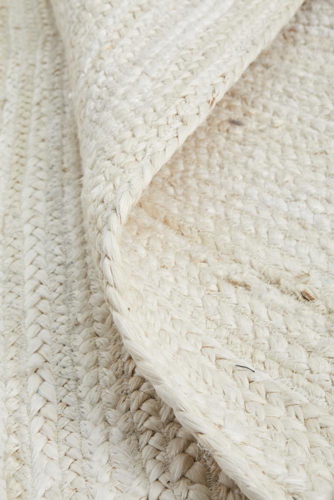 Isabella White Jute Rug