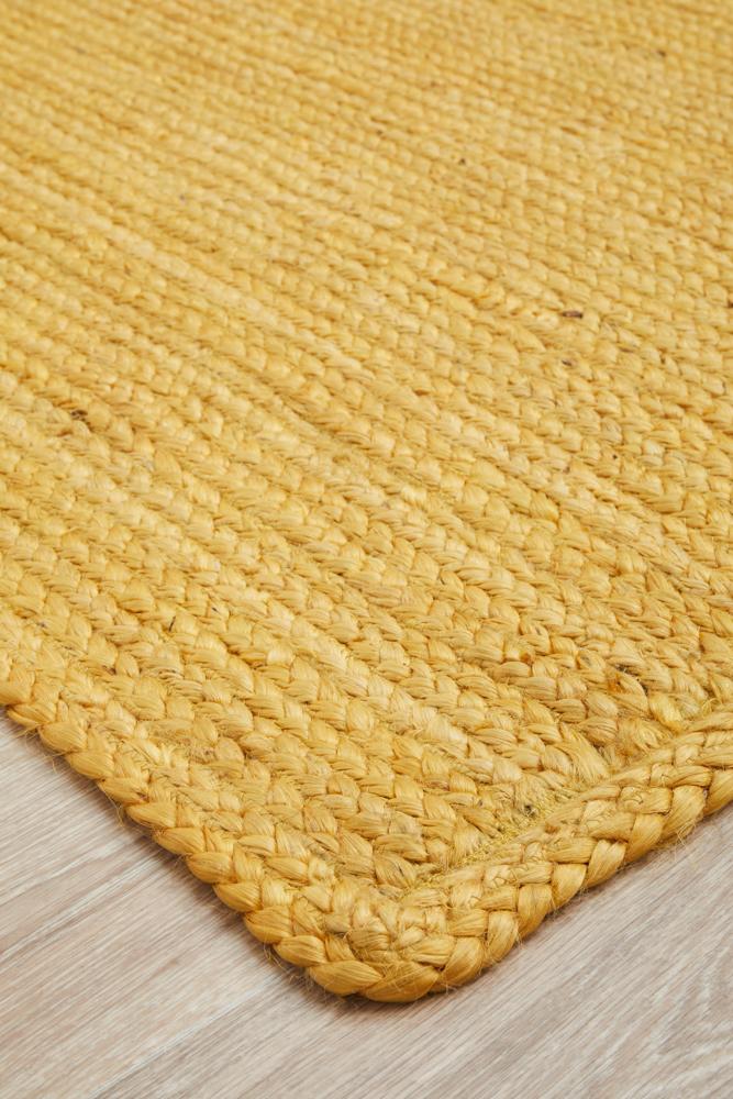 Isabella Yellow Jute Rug