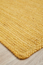Isabella Yellow Jute Rug