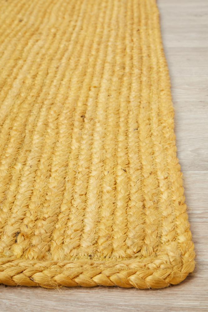 Isabella Yellow Jute Rug