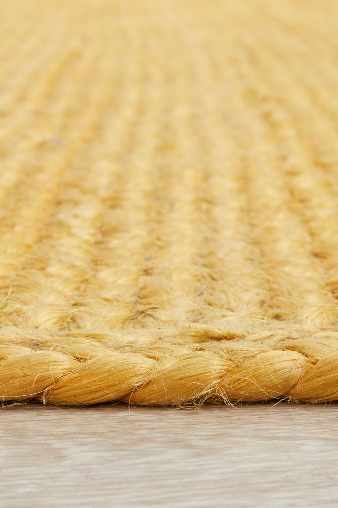 Isabella Yellow Jute Rug
