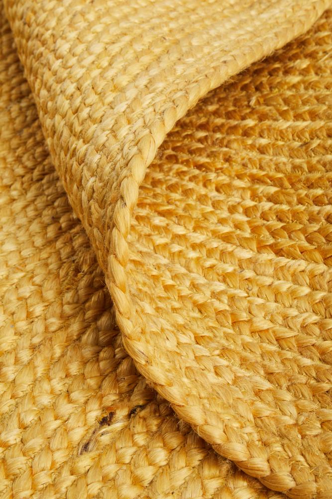Isabella Yellow Jute Rug