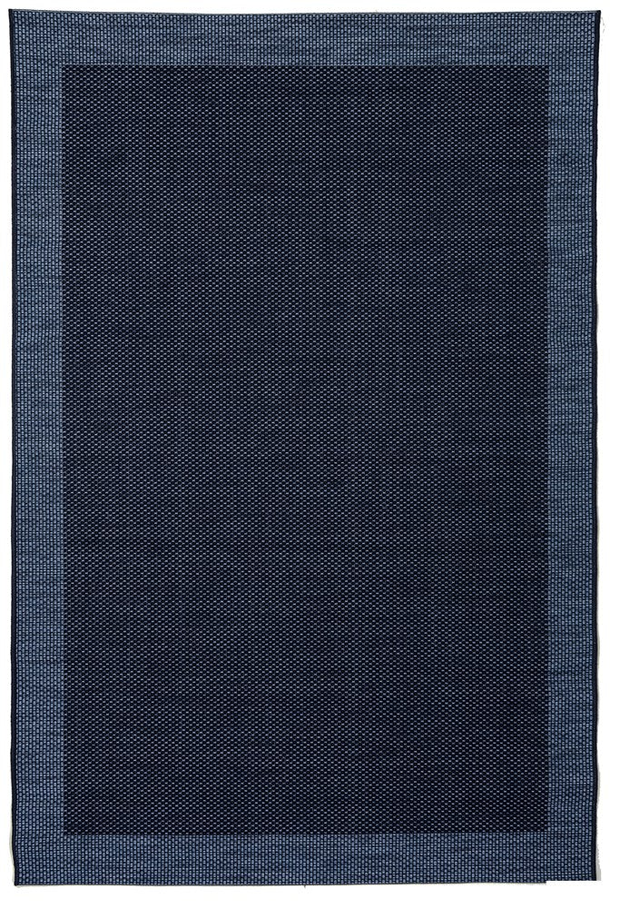 Belrose Midnight Blue Border Rug