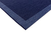 Belrose Midnight Blue Border Rug