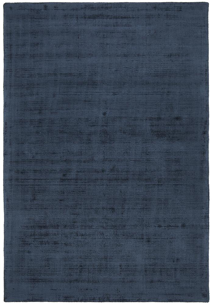 Sophia Denim Blue Plain Rug