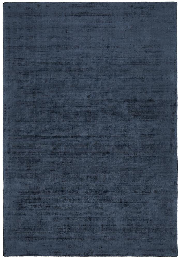 Sophia Denim Blue Plain Rug