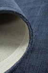 Sophia Denim Blue Plain Rug