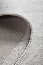 Sophia Silver Plain Rug