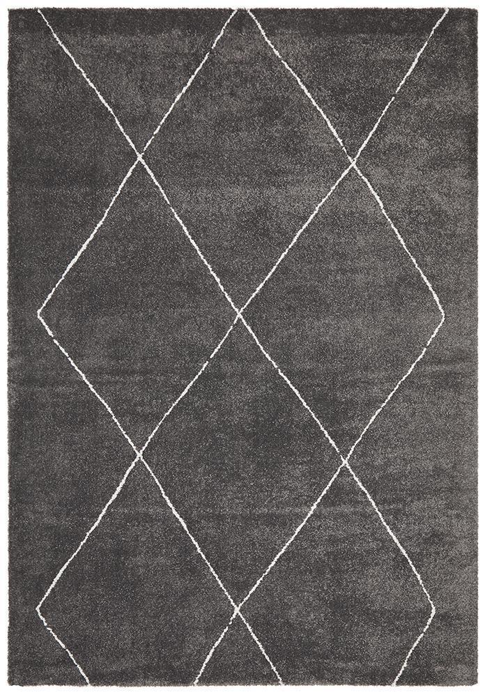 Charlotte Charcoal Tribal Rug