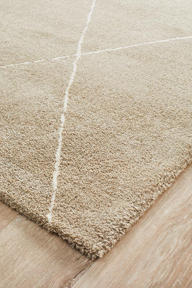 Charlotte Beige Tribal Rug
