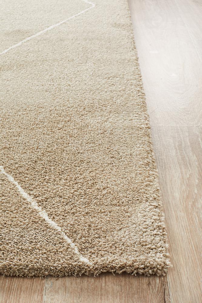 Charlotte Beige Tribal Rug
