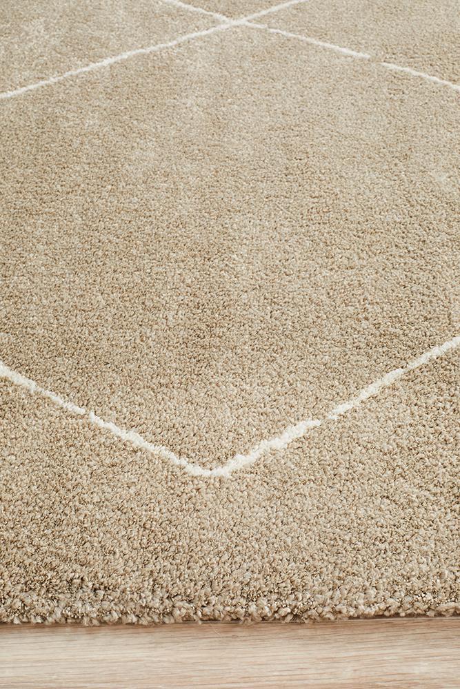 Charlotte Beige Tribal Rug