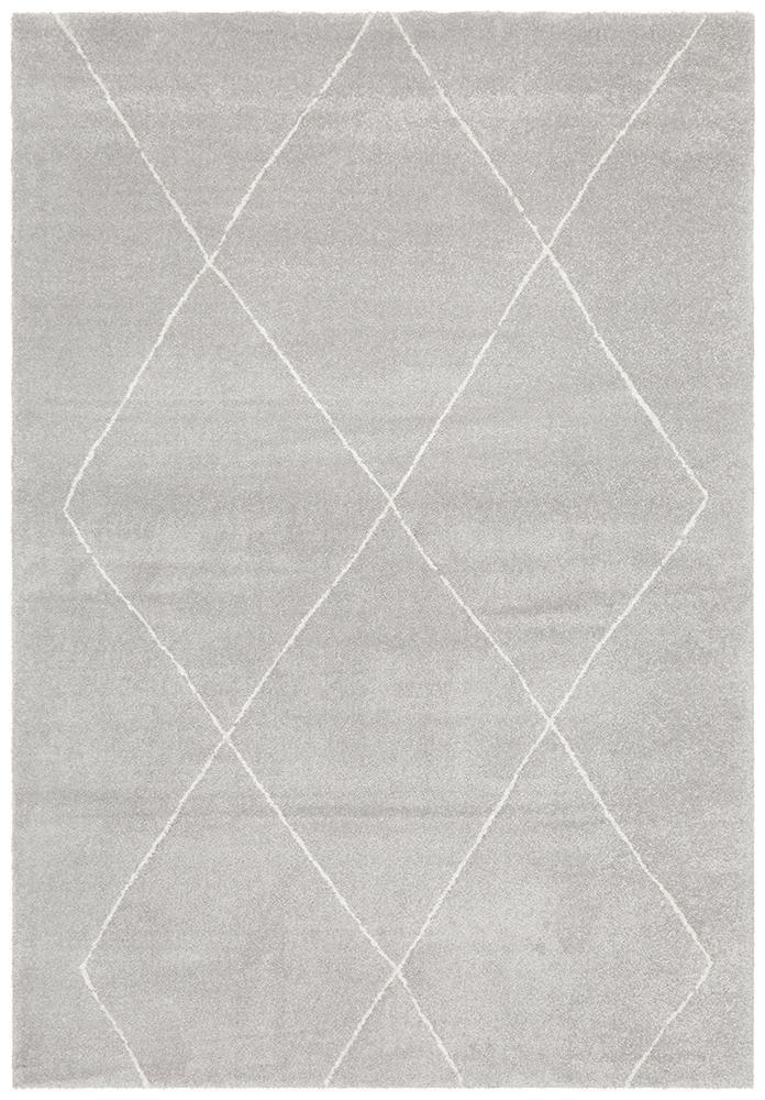 Charlotte Silver Tribal Rug