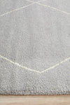 Charlotte Silver Tribal Rug