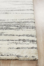 Charlotte Charcoal Abstract Rug