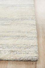 Charlotte Silver Abstract Rug