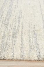 Charlotte Silver Abstract Rug