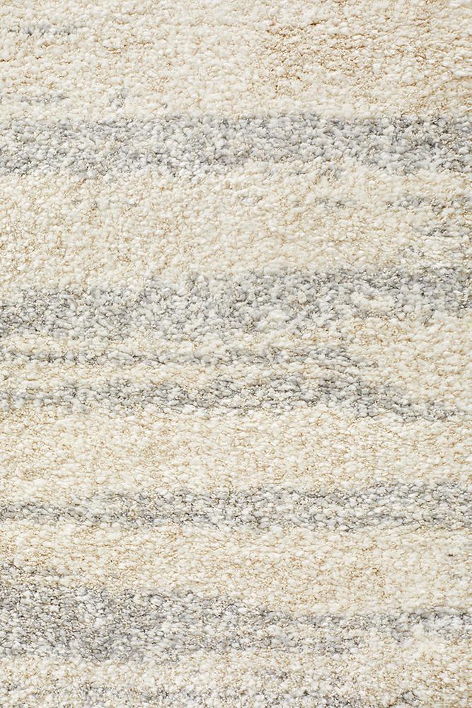 Charlotte Silver Abstract Rug