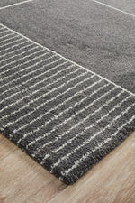 Charlotte Charcoal Geometric Rug