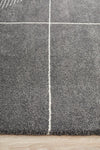 Charlotte Charcoal Geometric Rug