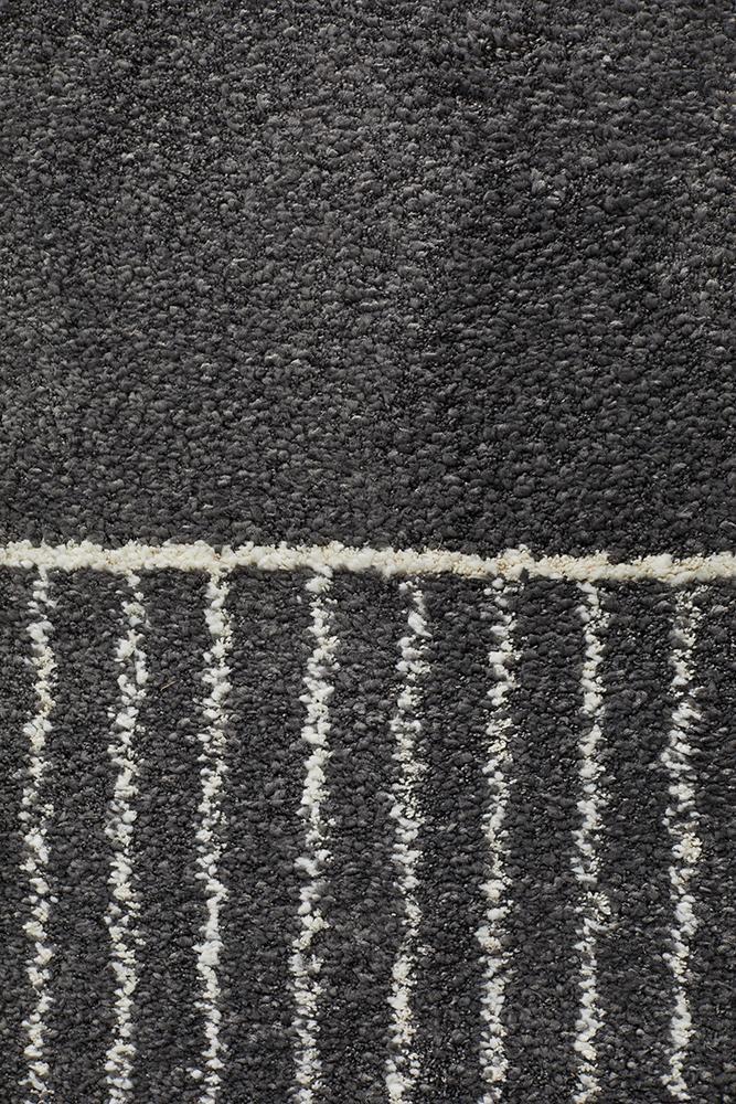 Charlotte Charcoal Geometric Rug
