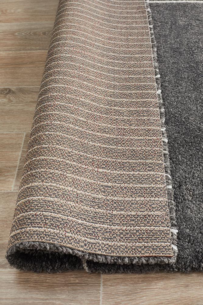 Charlotte Charcoal Geometric Rug