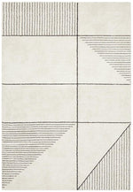 Charlotte Ivory Geometric Rug