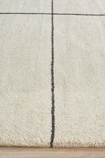Charlotte Ivory Geometric Rug