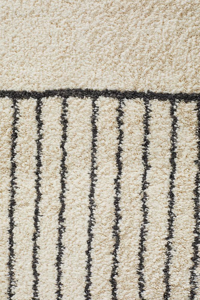 Charlotte Ivory Geometric Rug