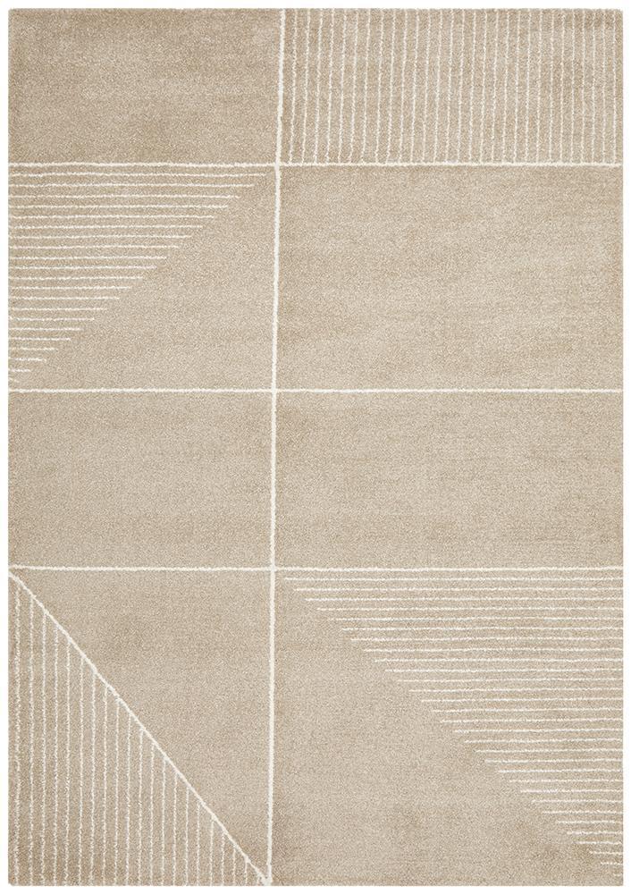 Charlotte Beige Geometric Rug