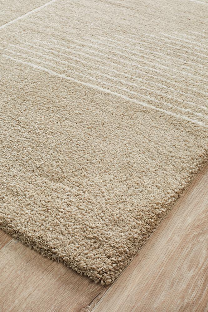 Charlotte Beige Geometric Rug