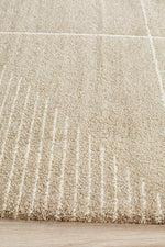 Charlotte Beige Geometric Rug